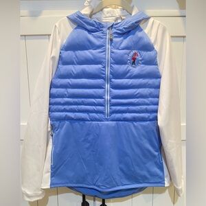 ✨PETER MILLAR Ladies Blue & White Jacket 124th US OPEN PINEHURST✨PRISTINE✨